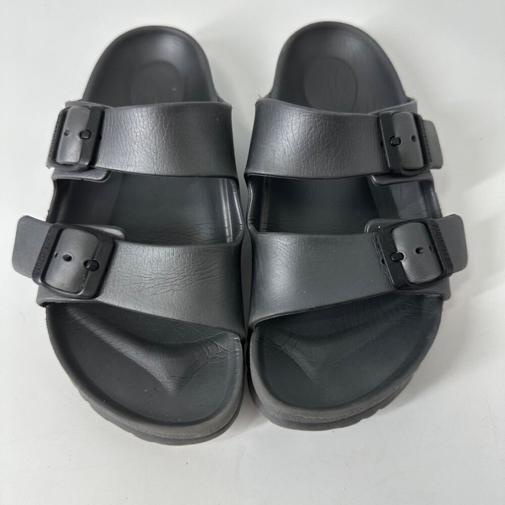 * Birkenstock Black EVA Arizona Sandals With Double Straps & Adjustable Buckles